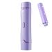 Bexdug Bikini Trimmer Electric Bikini Shaver Leather Double Heads Body Shaver Facial Hair Remover for Face Lip Chin Underarm Legs Personal Groomer Purple