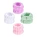 minkissy 4 Pairs Wristband Cuff Plush Jewelry