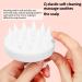 Soft Silicone Scalp Massage Device & Shampoo Brush | Head Massager for Hair Care & Relaxation (White) - International Shipping Available - Buy Online on GoSupps.com