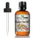 Kukui Nut Oil Anti-Frizz Hair & Lock Moisture into Skin 4 ounce Dark Glass Bottle | All Natural 100 Percent Pure Cold Pressed Oil | Hair Repair Treatment for Gloss Breakage & Split Ends
