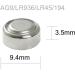 PKCELL LR936 Batteries - 1.5V AG9 Button Cell Watch Batteries (20 Pcs) - High Performance LR45 G9 194 394 - International Shipping Available - Buy Online on GoSupps.com