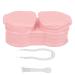 Portable Dustproof Contact Lens Container Set with Tweezers Outdoor & Office Use (Pink) - Buy Online on GoSupps.com
