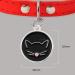 Personalized Cat Collar for Medium to Large Cats - Ibera Gifts Engraved Name & Address - Round Shape Cat Necklace (Black) - Buy Online on GoSupps.com