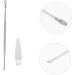 Healvian Spiral Ear Cleaning Tool Set - 3pcs Reusable Ear Picks for Earwax Removal | Household Ear Care Kit - Silver 13x0.5cm - Buy Online on GoSupps.com
