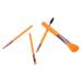 Soft Hair Eyeshadow Loose Powder Makeup Brush Set for Beginners | Orange Cosmetic Tools - Buy Now - Buy Online on GoSupps.com