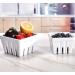Fruit Basket Fruit Bowl Fruit Basket Farmhouse Square Bowl Rustic Kitchen Decor Fruit Bowls Fruit Baskets Kitchen Bowl Kitchen Organizers and Storage (Color : A Size : 10.5 * 7cm) - Buy Online on GoSupps.com