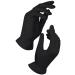 Black Gloves Medium (10 Pair) - Cotton Gloves for Eczema, Cotton Gloves for Dry Hands, Black Cotton Gloves for Women, Spa Glove, Lotion Glove, Sleeping Glove Medium (10 Pair) Black