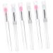 6pcs Silicone Lip Brush with Lid Lipstick Brush Lipstick Lip Mask Applicator Silicone Lip Mask Spoons Makeup Tools Makeup Beauty Tools Lip Eyeshadow