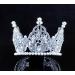 Mini Bun Tiara Hair Crown | Faux Pearl Austrian Crystal Cake Topper - Buy Online on GoSupps.com
