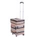 Folding Shopping Cart Grocery Utility Cart Stair Climbing Cart with Wheel Bearings