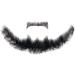 Remeehi Hand-Made Goatee Men's Beard Costume - Black Human Hair Mustache Pretend ZGRong - Buy Online on GoSupps.com