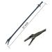 AquaticHI Aquarium Tongs 27 inch (70 cm), 100% Reef Safe, Multi Purpose for Fresh and Saltwater Fish Tanks, Clip Plants, Spot Feed Fish and Coral, Keep Hands Dry