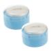 MERRYHAPY 2 Pieces Box Talcum Powder Puff Case for Loose Powder Children's Powder Puff for Body Powder Infant Baby Powder Box Soft Powder Puff Blue