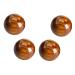 Homsfou 4 pieces handle office corations festival gift handballs stressball tools decorative handball fitness balls from resin desk gymnasium ball sports ball decorate travel trips