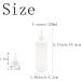 MYYZMY 5 Pcs Precision Tip Applicator Bottles - 4 Ounce Needle Tip Bottles with Mini Funnel and White Lid - Buy Online on GoSupps.com