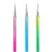 Streysisl Nail Liner Brush Liner Brush for Nails | Drawing Pens Striping Brush 7/9/11 mm Thin Nail Brush Detail Drawing Brush Gel Nail Polish Brush for Home - Buy Online on GoSupps.com