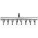 Pawfly 8-Way Aquarium Air Flow Regulator Lever Valve Chrome Copper Distributor Aquarium Splitter Pump Accessories