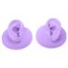 DOITOOL 2pcs Colored Ear Model Ear Piercing Jewelry Earring Holder Stand Piercing Tools Ear Displays Model Ear Models for Ear Project Practice Human Ear Model Artificial Ear Model Ear Mold Purple 6.5XX6.5CM