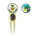 PINMEI Golf Divot Repair Tool with Removeable Golf Ball Marker Golf Gift for Men Women Summer