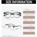 Buy Retro Blue Light Blocking Glasses for Men & Women - Semi Rimless Eyewear J47 in Black Brown Red Clear | International Shipping Available - Buy Online on GoSupps.com