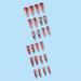 Press on Nails Long Pointed Tip Fake Nails Chocolate Shining Love Skull False Nails Press on Nails Designs Acrylic Nails Press on Artificial Nails Stick on Nails For Women Girls 24Pcs - Buy Online on GoSupps.com