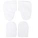 Healeved Set Hand Treatment Mitts Wax Mitts Small Mirrors for Crafts Body Wash Wipes Insulated Gloves Paraffin Wax Bath Ear Piercing Cleaning Solution Hand Gloves Mittens White Hand Wax Spa