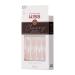 KISS Classy French Nail Manicure Kit with Gel Finish - Long Coffin Shaped, Includes Scrunchie and Pink Nail Glue - 28 Fake Nails, Mini File, Manicure Stick - Buy Online on GoSupps.com