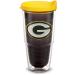 Tervis Made in USA Double Walled NFL Green Bay Packers Insulated Tumbler Cup Keeps Drinks Cold & Hot, 24oz, Primary Logo - Quartz Inner 24oz Primary Logo - Quartz Inner