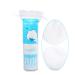 Portable Cleansing Cotton 100pcs Soft Pure Cotton Facial Pads Soft Cotton Round Cleansing Pads Dual Sides Allowing Surface Use Cotton Pads Soft Comfortable (Color : White Size : 6cm) 6cm White