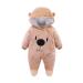 Voopptaw Warm Baby Winter Jumpsuit Fleece Romper Suits Cute Thick Bear Snowsuit for 0-12months 0-3 Months #1 brown