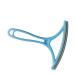 Pet Hair Removal Tool Pet Hair Remover with Hanging Hole PP TPR Easy Operation for Car Clothes (Blue)
