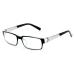 "Pixel Perfect" Slim Ultra-Modern Readers for Men and Women (Black +1.50) +1.50 Black