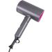 Grey Folding T Shape Electric Hair Dryer - Portable 1200W Blow Dryer for Home Salon Travel - US Plug 110V - Buy Online on GoSupps.com