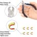 Sopoger Archery Bow Square Nocking Points Pliers Kit - T Shape Turning Ruler Tool for Recurve Compound Bow, Black - Buy Online on GoSupps.com