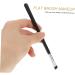 Baluue 6pcs Flat Eyebrow Brush Concealer Brush Eyeliner Brush Slanted Eye Lash Brush Black Artificial Fiber - Buy Online on GoSupps.com