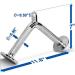 Yes4All LAT Pull Down Cable Attachment Tricep Press Down V-Bar Diamond Knurl Handle - Chrome - Buy Online on GoSupps.com