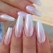 White Pearl Chrome Nail Powder - Aurora Magic Pigment for High Gloss Glitter Nail Art - Buy Online on GoSupps.com
