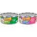 Friskies Chef's Dinner Wet Cat Food Pate - 156 g Can (24 Pack) & Shredded Wet Cat Food Chicken & Salmon Dinner - 156 g Can (24 Pack) Wet Cat Food + Cat Food