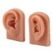 Realistic Silicone Human Ear Model - Dark Skin Tone Pierced for Jewelry Display - Flexible & Reusable for Salons - Buy Online on GoSupps.com