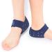 Heel Protectors for Heel Pain Plantar Fasciitis  2022 Upgraded  Heel Cups Heel Sleeves Heel Pain Relief  Heel Spurs Achilles tendonitis for Men and Women (W 6.5-10 / M 5-8  Blue) W 6.5-10 / M 5-8 Blue