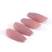Handcess Coffin Matte Pink Ballerina Press-On Nails | Pure Color Complete Coverage Fake Nail Tips for Women & Girls - Shop Internationally - Buy Online on GoSupps.com
