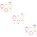 Ifundom bonbon -colored bracelet 18 stk arm loops colorful bracelet for children party instruction bracelets for children bracelet princess girls as shown x 3 pieces mediumx3pcs