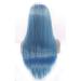 Buy Natural Silky Long Straight Lace Front Wig - 2 Tone Gradient Heat Resistant Synthetic Hair for Daily Wear & Cosplay - 18 & 20 Options - Buy Online on GoSupps.com
