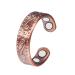 Yinox 2.3-in-inch magnet ring made of pure copper for men and women 4 strong magnets relieve arthritis and migraines CI can be freely set