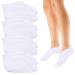 Scettar 4 Pairs Moisturizing Socks Overnight Spa Socks for Dry Fee Cotton Moisture Enhancing Socks Thin Foot Spa Socks for Dry Cracked Feet