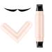 gifyym Waterproof Eyeliner Stamp Liquid Pen Eyeliner Stamp Double Eye Tint Pen and Fine Tip Smudgeproof Long Lasting Makeup For Beginners And Professionals Black