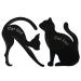 Cat Eyeliner Guides Easy Quick Makeup Tool Eye Liner Stencils Templates Black StylishNice and Fashion