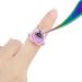 200 PCS Disposable Plastic Glue Cup Rings | 2 Slots - Purple | For Lash Tattoo Nail Art Pigment Eyelash Extension Palette - Beauty Tool Bulk - Buy Online on GoSupps.com