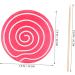 TOPBATHY 15 Pcs Lollipop Props Pink Decor Faux Candy Props Creative Photo Prop Xmas Lollipop Ornament Lollipop Cake Picks Topper Wedding Ornaments Faux Lollipop Fake Food Wood Child Crafts - Buy Online on GoSupps.com