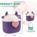 Aolso Baby Milk Powder Dispenser Pot 230g - Purple | Formula Dispenser with Sealed Cover and Spoon | Baby Milk Powder Container - Buy Online on GoSupps.com